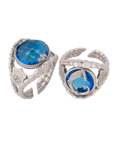 Anello Opplà Drago Azzurro