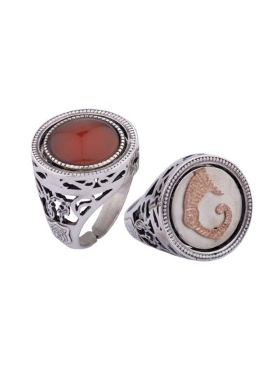 Anello Opplà Corniola