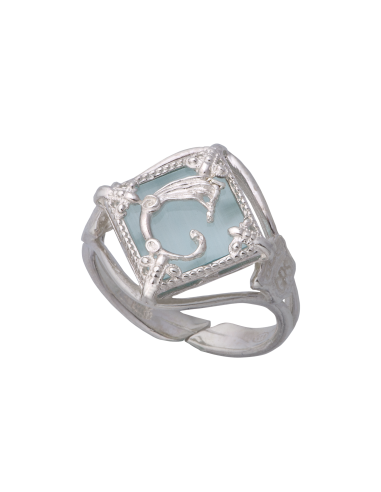 Anello Rhombus Azzurro