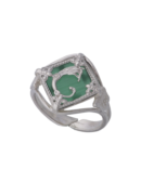 Anello Rhombus Verde