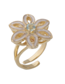 Anello  Royale Polvere di Perle Celeste