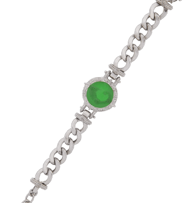 Bracciale Drago pasta vitrea verde