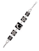 Bracciale Figurarum nero