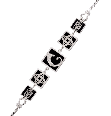 Bracciale Figurarum nero