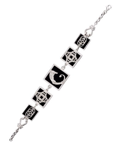 Bracciale Figurarum nero