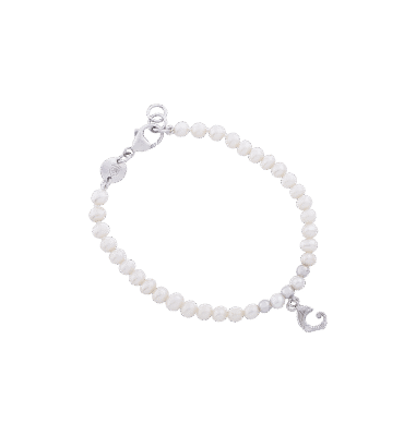 Bracciale Perle e Drago pendente