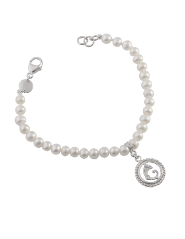 Bracciale perle e drago