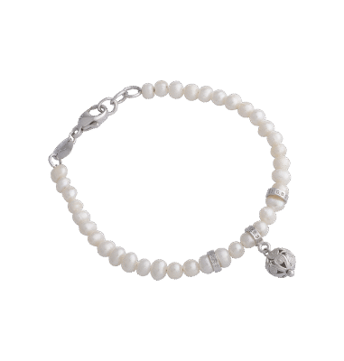 Bracciale perle e jennacchella pendente