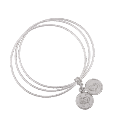 Bracciale rigido medal drago e cerchi