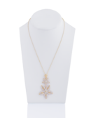 Ciondolo Royale polvere di perle doppio