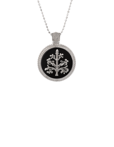 Ciondolo Albero della vita medal nero