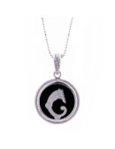 Ciondolo Mistero del Drago agata nera