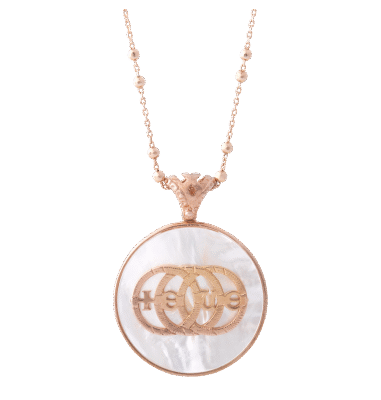 Ciondolo del Mistero con Cerchi Trinitari