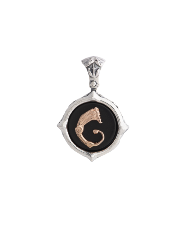 Ciondolo Logo collection nero