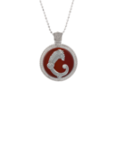 Ciondolo Drago medal corniola