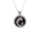 Ciondolo Drago medal nero