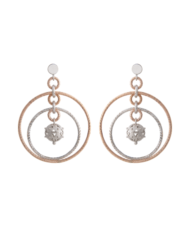 Orecchini Jennacchella e cerchi rosé