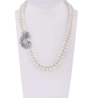 Collana a due fili perle Drago Florense