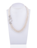 Collana a tre fili perle e drago