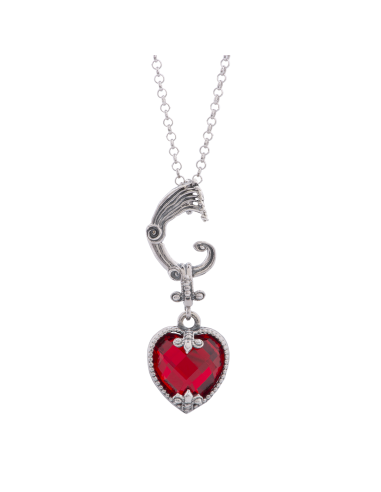 Collana Cuore nel cuore Drago Rossa