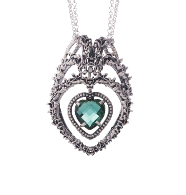 Collana Cuore nel Cuore verde