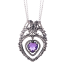 Collana Cuore nel Cuore viola