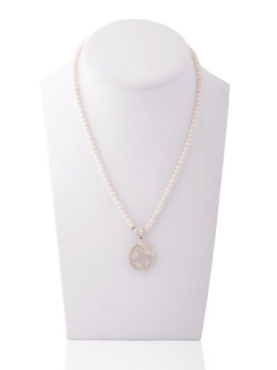 Collana perle e Drago bianco