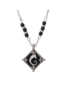 Collana rhombus nera