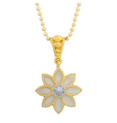 Collana Royale mini azzurra