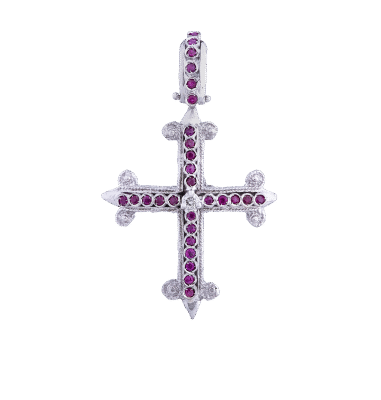 Croce Excalibur rubini