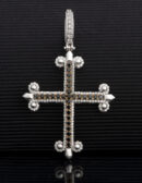 Croce Excalibur Giglio Magnum Nera