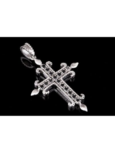 Croce Excalibur Giglio nero