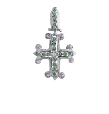 Croce Excalibur smeraldi