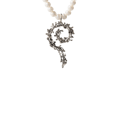 Collier di perle Spirale Liturgica Alberata