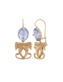 Orecchini abbraccio di draghetti dorati