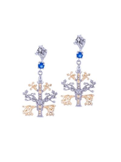 Orecchini Albero della vita e pietre