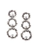 Orecchini pendenti Albero della Vita e perline