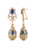 Orecchini Belle Epoque Blu