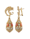 Orecchini Belle Epoque Corallo