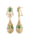 Orecchini Belle Epoque Verdi