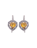 Orecchini Cuore nel Cuore giallo