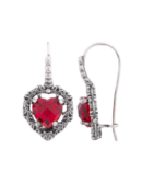 Orecchini Cuore nel Cuore Rosso