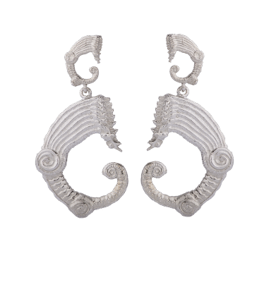 Orecchini Drago silver