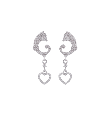 Orecchini Draghetti e cuoricini light