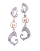 Orecchini Draghi e spirale