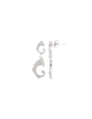 Orecchini Draghi e zirconi doppi