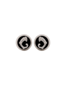 Orecchini Drago nero a lobo