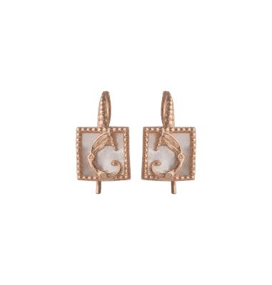 Orecchini Drago quadretti