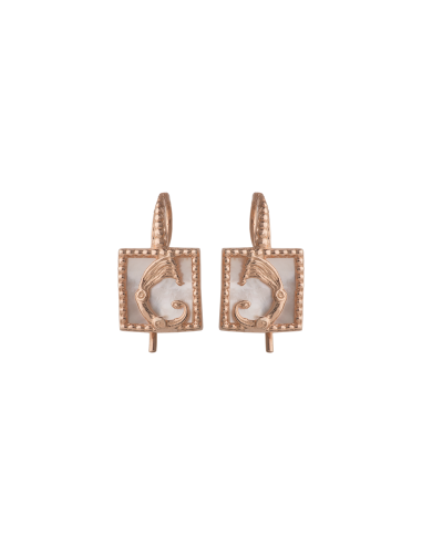 Orecchini Drago quadretti