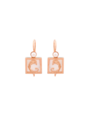 Orecchini Drago quadretti e perline